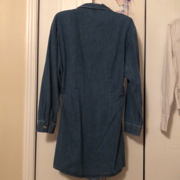 ZARA Erin wrap denim dress - Picture 5 of 8